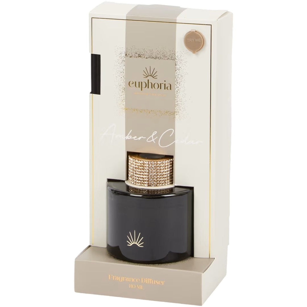 Diffusore di Fragranze Euphoria Ambra e Cedro – 80 ml