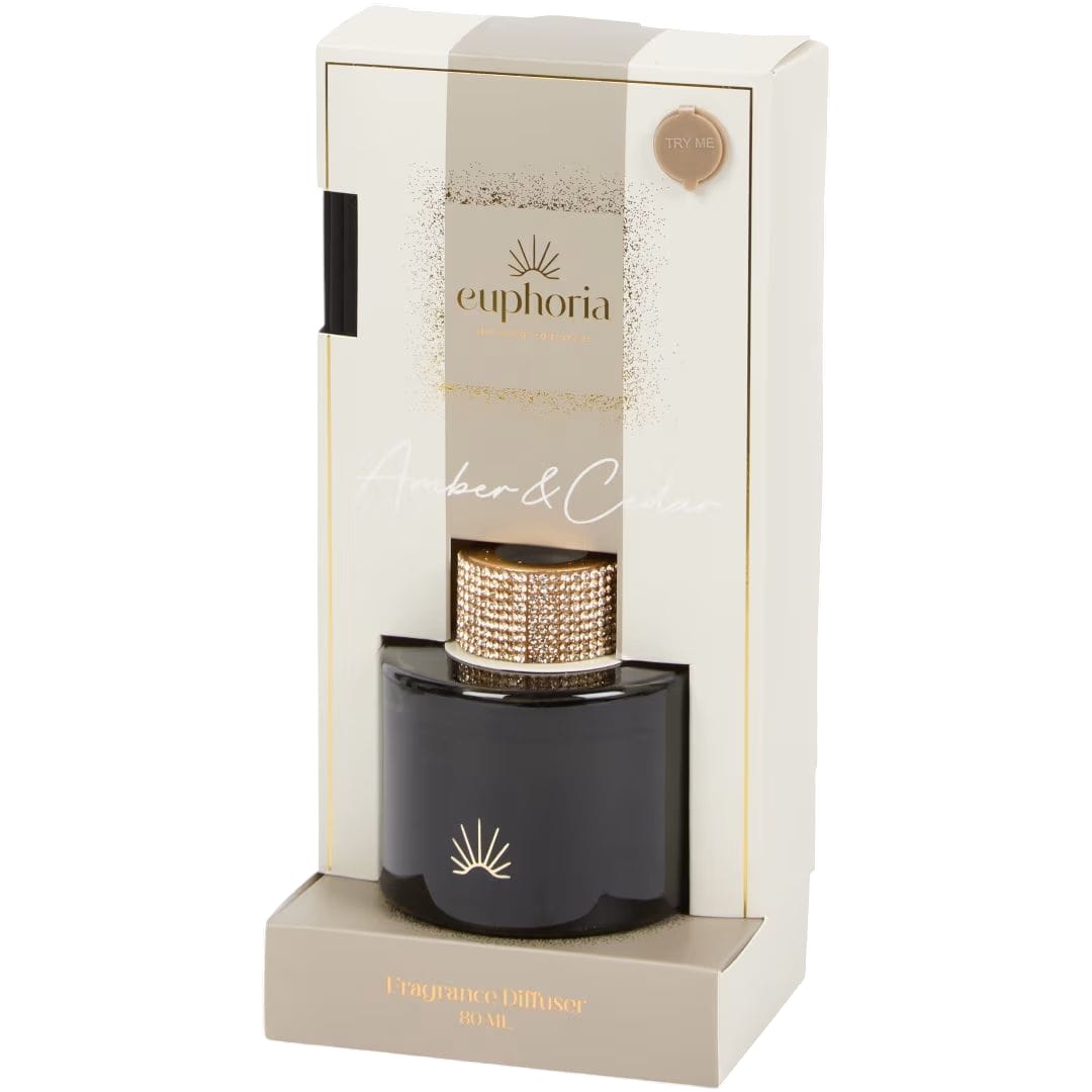 Diffusore di Fragranze Euphoria Ambra e Cedro – 80 ml