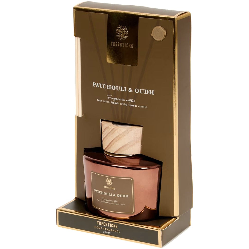 Diffusore di Fragranza Treesticks Patchouli & Oud – 200 ml