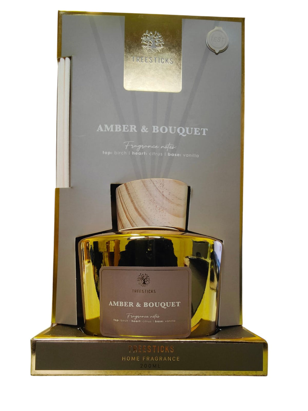 Diffusore di Fragranza Treesticks Ambra & Bouquet – 200 ml