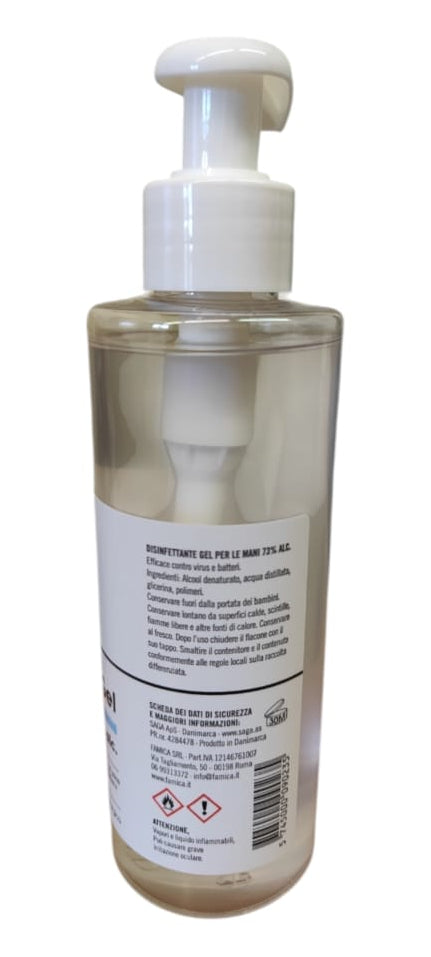 Scatolone 21x FAMICA Gel Disinfettante Mani 250 ml | 73% Alcool